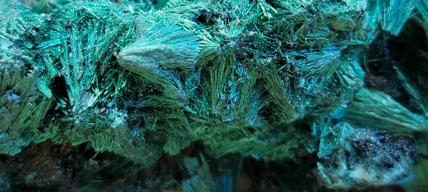 Fibrous Malachite Specimen Bayside Treasures