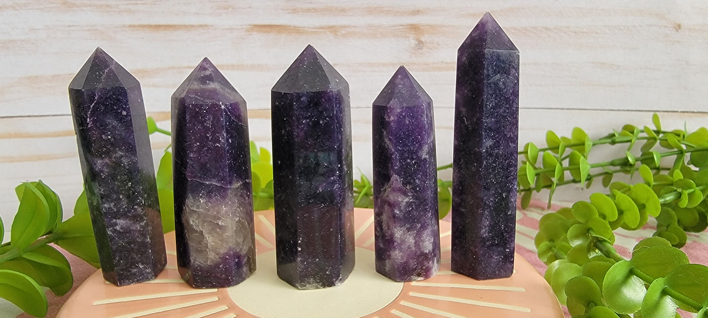 lepidolite Towers Bayside Treasures