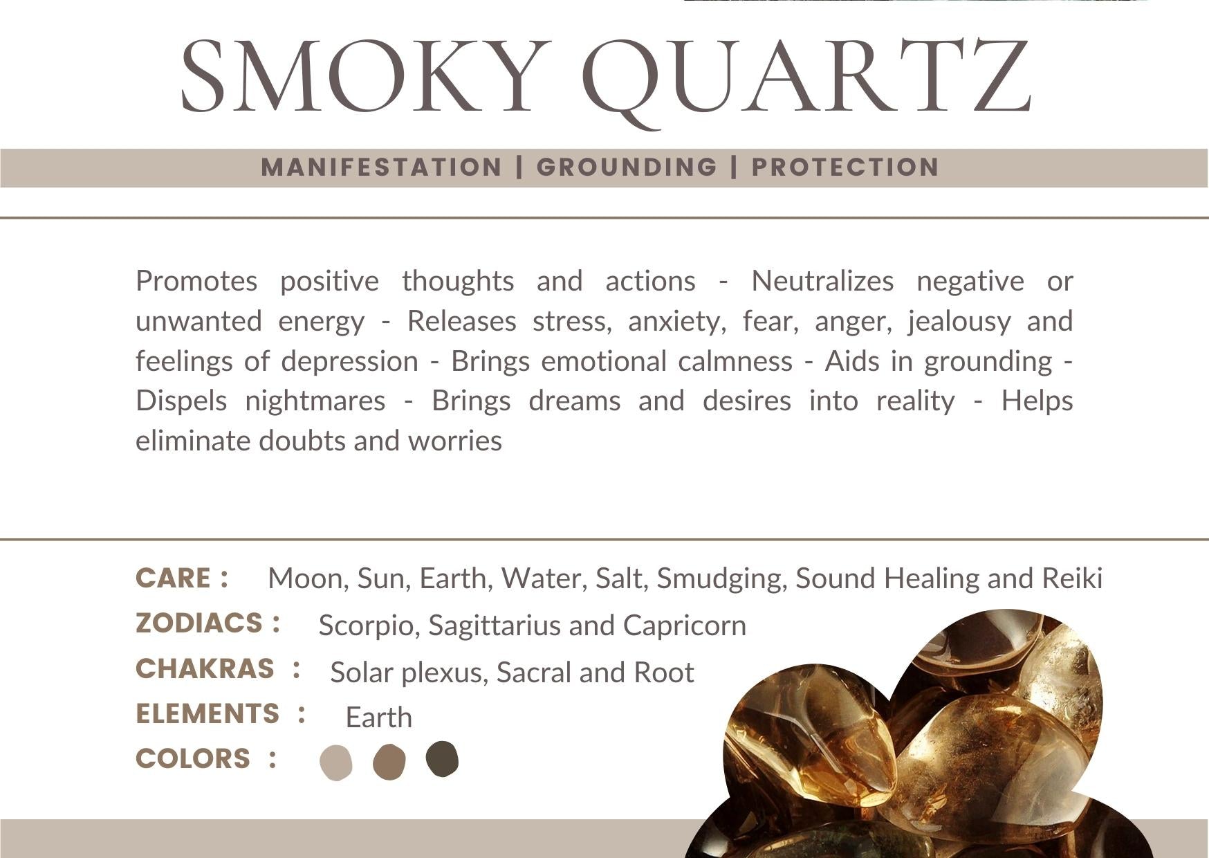 Smoky Quartz Bracelet Bayside Treasures